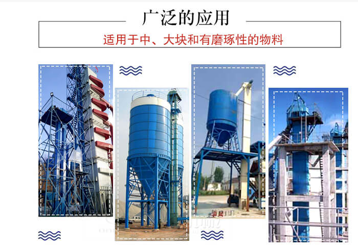 鬥式提升機主要適用範圍主要是化工，糧食，建築材料較多。